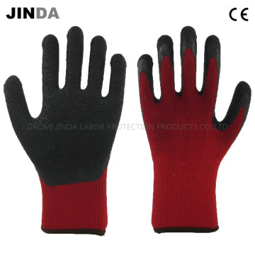 Gants de travail de protection en latex recouvert de fil de latex (LS509)